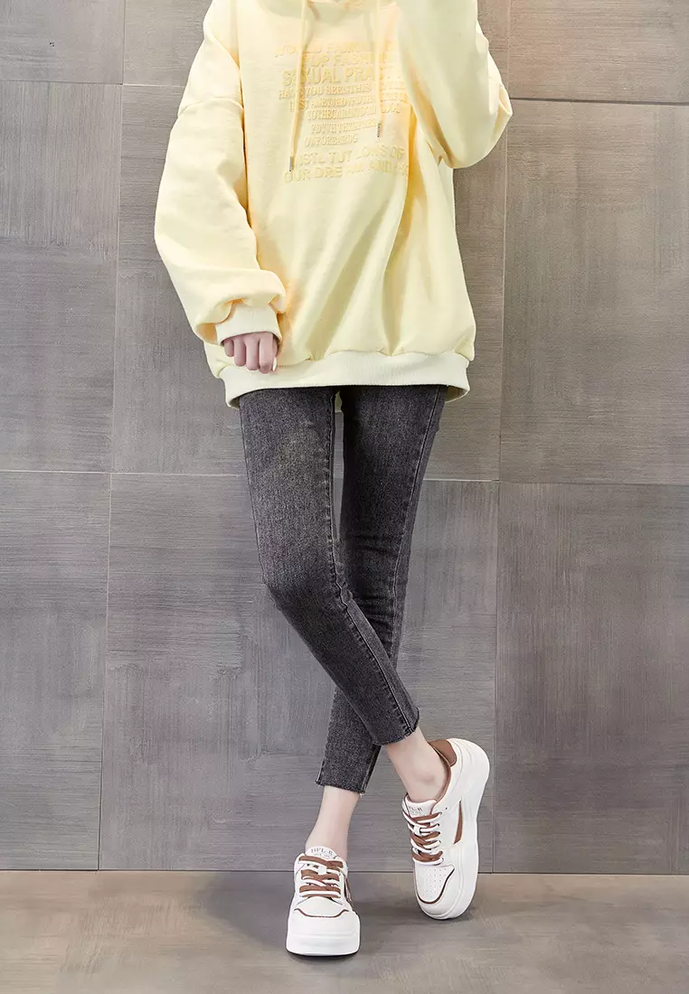 Platform Casual Leather Sneakers RX3329