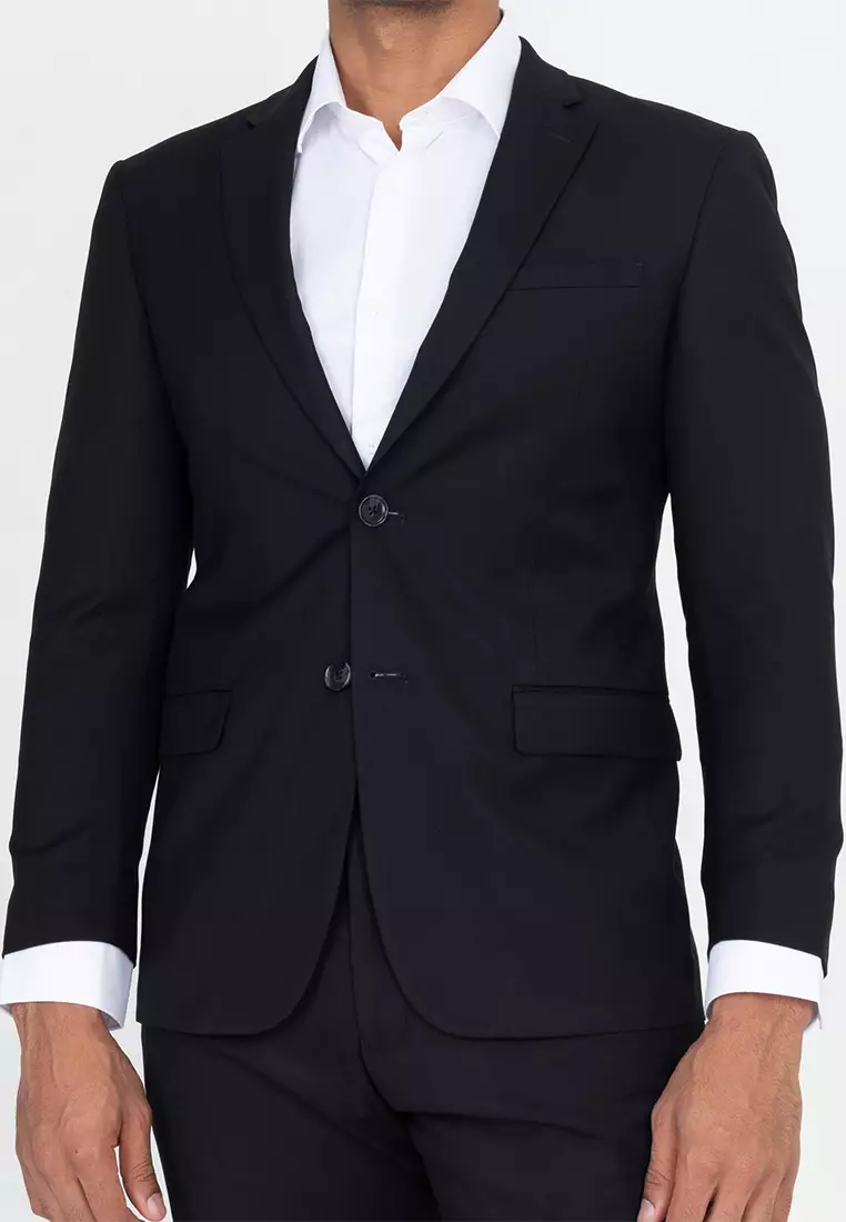 Slim Fit in Poly Rayon with Stretch Fabric Formal Suit