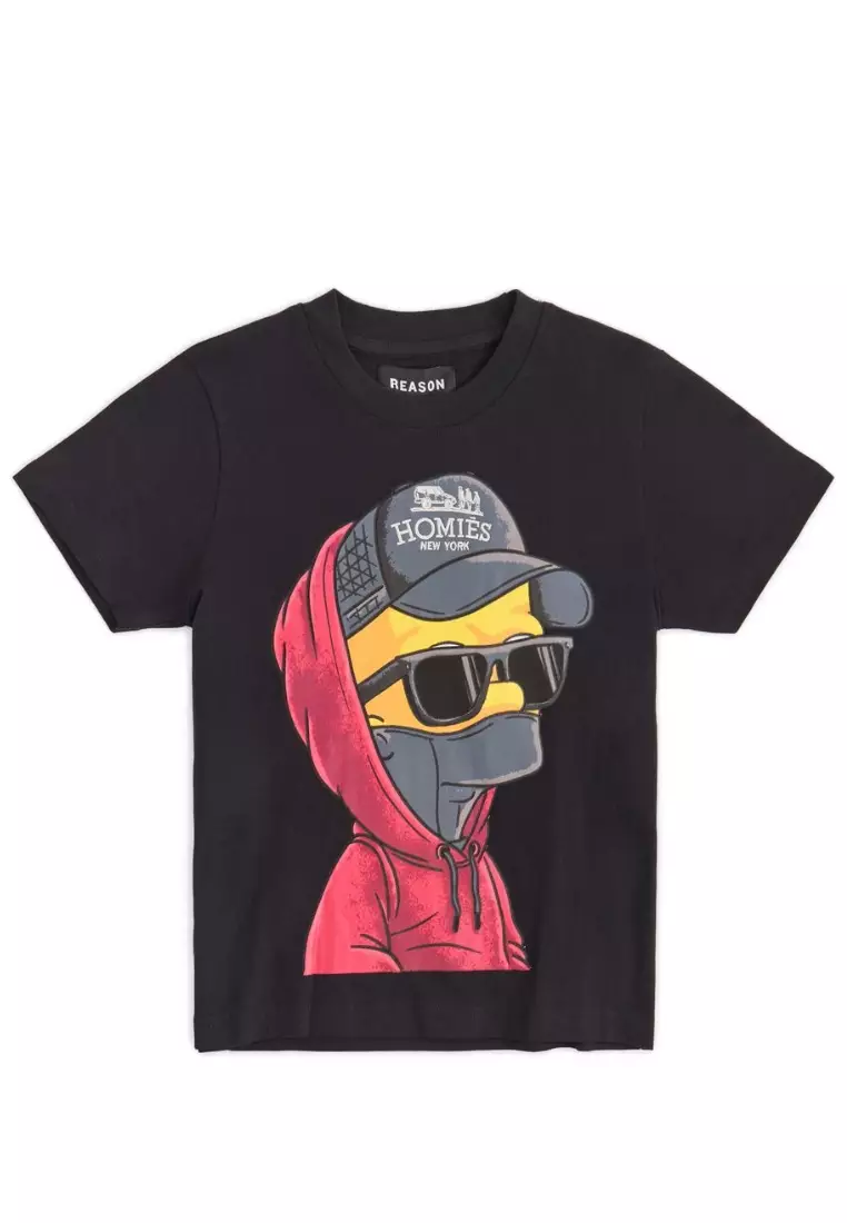 來自紐約的街頭服飾品牌 - Homies New York 短袖T卹 - 黑色