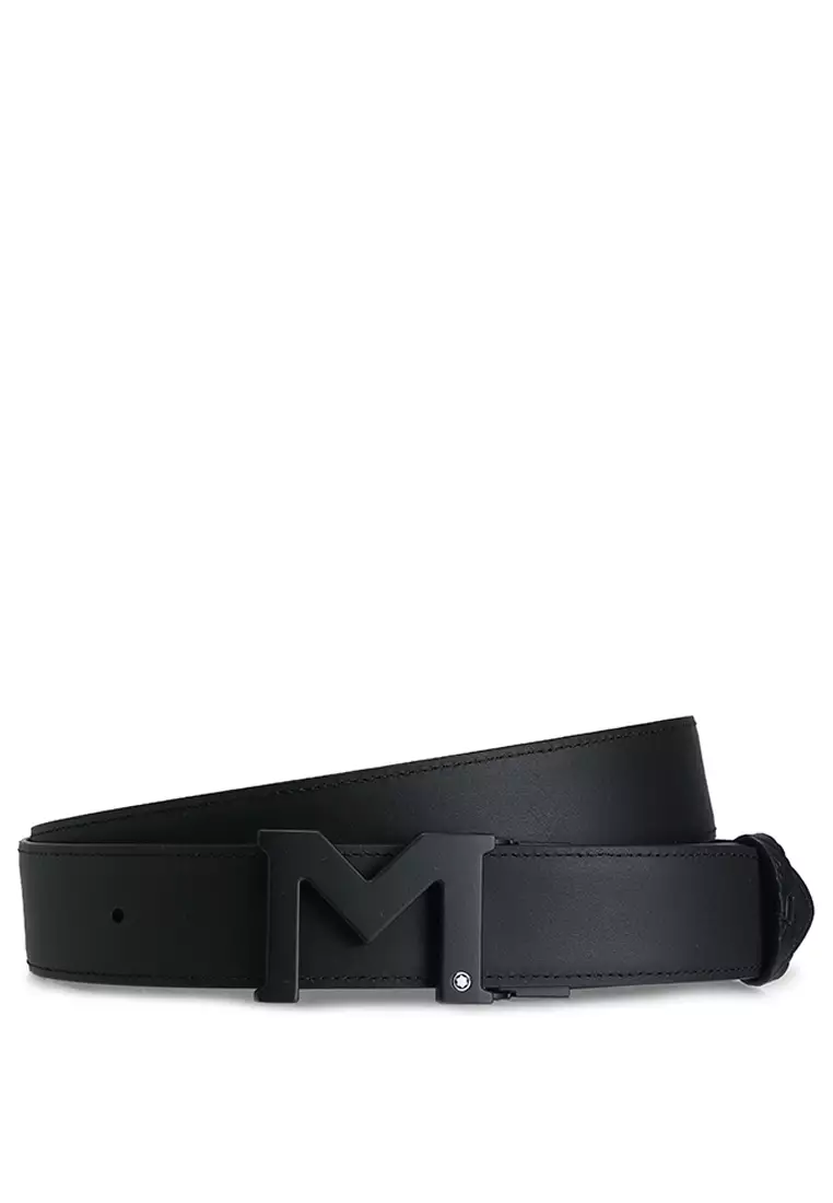 M Buckle Embossed Reversible Belt 35mm (ct)