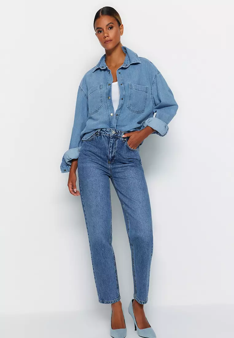 High Waist Mom Jeans