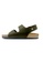 SoleSimple green Milan - Khaki Leather Sandals & Flip Flops 0F000SH5C8B194GS_3