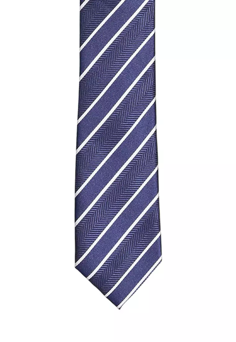 Byford Mens Micro Polyester Neck Tie 6.5 - 3026006B-38Navy