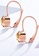 Krystal Couture gold KRYSTAL COUTURE Audrey Lever Back Earrings Embellished with Swarovski® crystals-Rose Gold/Light Peach 301D8AC9545572GS_3