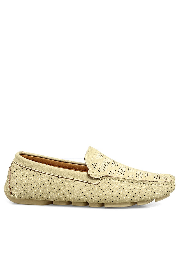 Perforated Leather Loafers & Boat Shoes YY3033