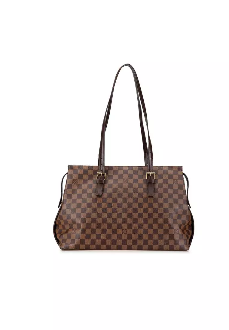 Buy Louis Vuitton Pre Loved Damier Ebene Canvas Shoulder Bag With Zip