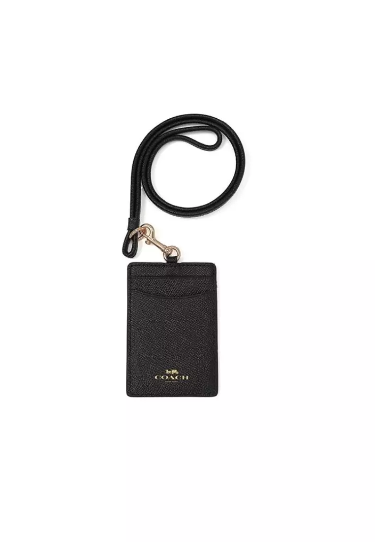 Coach COACH SIGNATURE LANYARD ID CASE(F57311) IM/Black 2024 Buy
