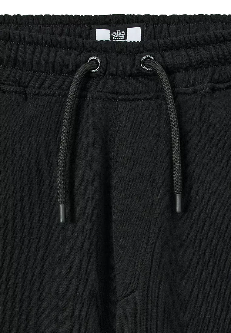 MENS BLACK/BLUE SHADOW SANTANA WOAN JOG PANT