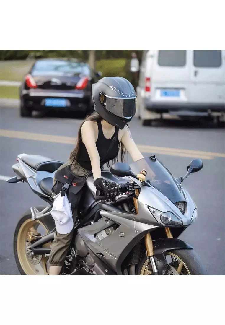 Motorcycle Full Finger Gloves – Black