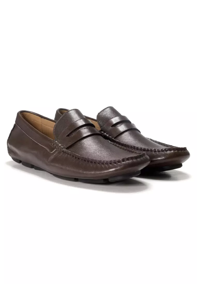 Buy Shu Talk Amaztep Men Nappa Leather Penny Loafers Online | ZALORA ...