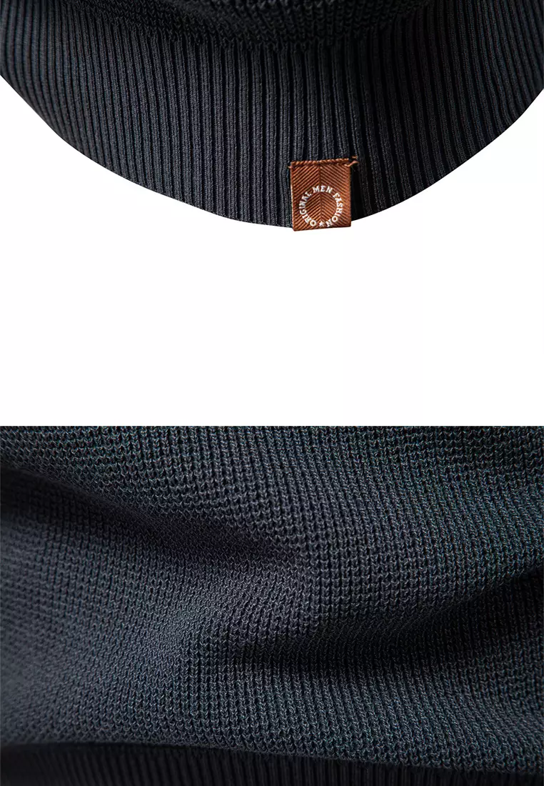 Round Neck Jacquard knit Sweater AX-TSD6125