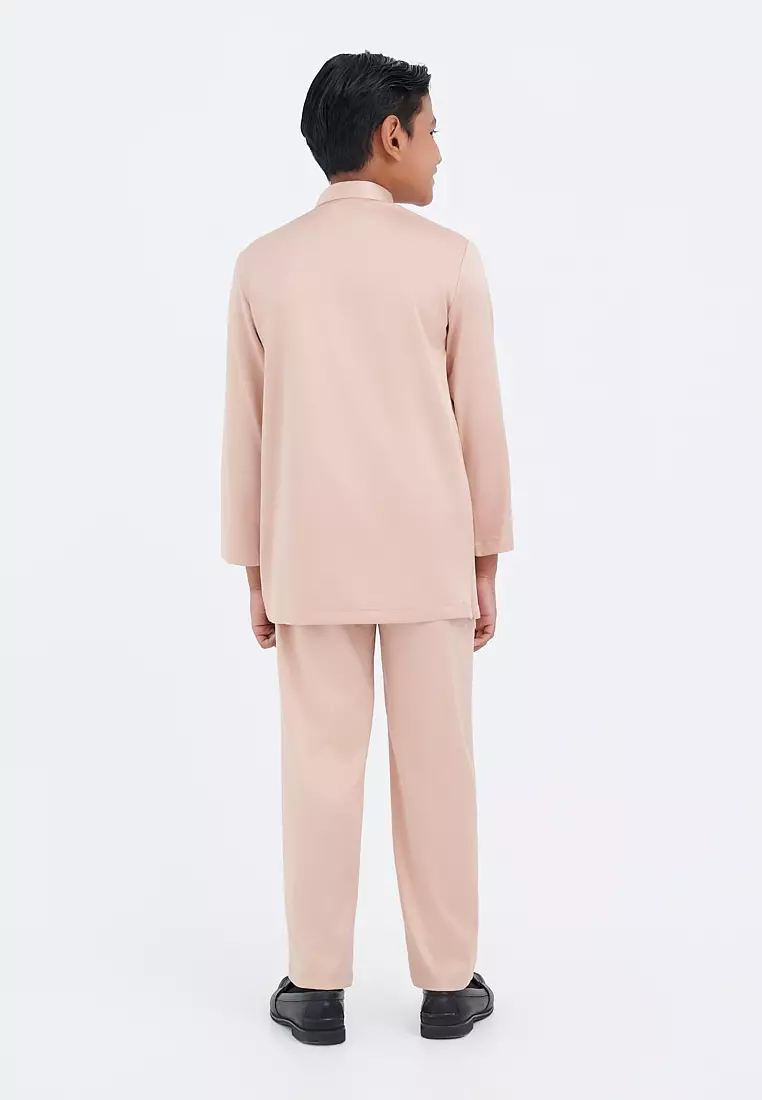 Gene Martino - Faez Baju Melayu Slim Fit Sedondon – Junior 1292