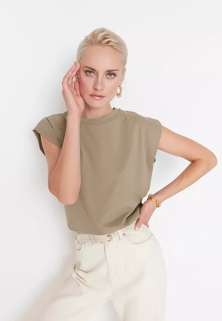 Padded Basic T-Shirt