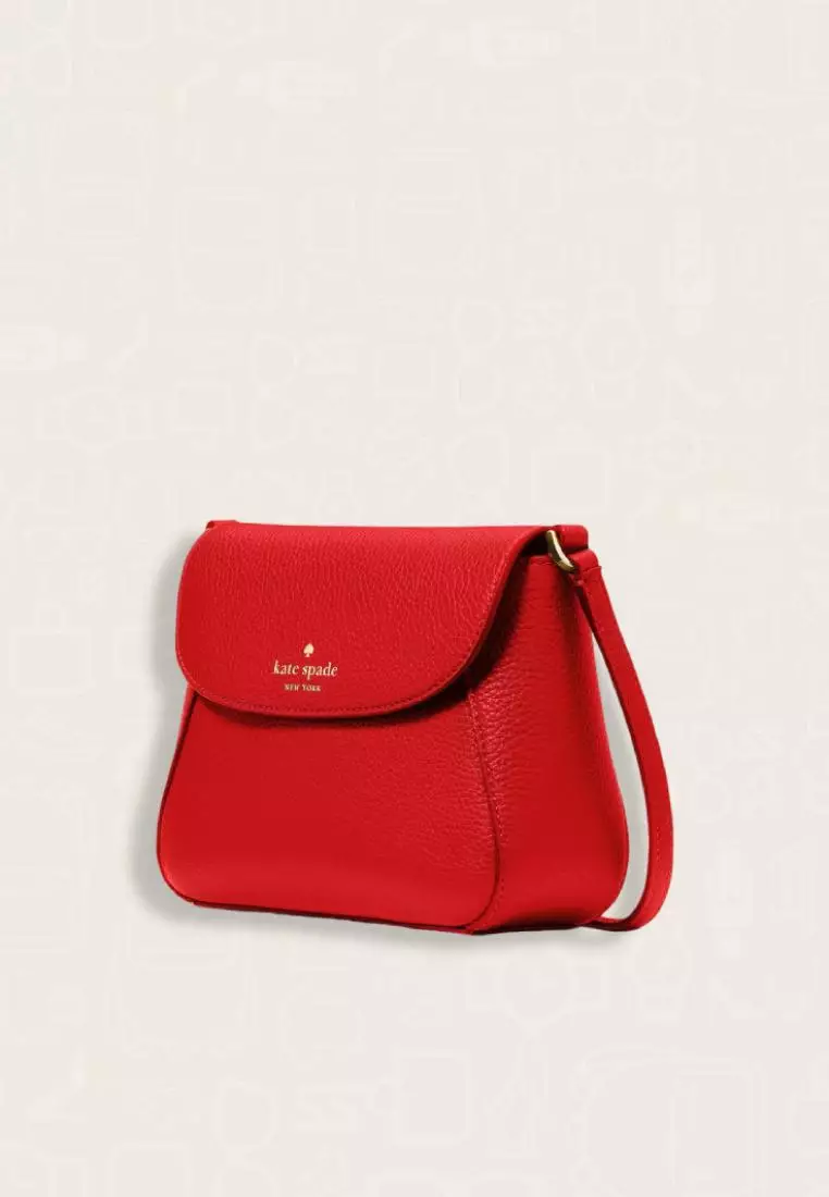 Kate Spade Monica Mini Flap Crossbody Perfect Cherry