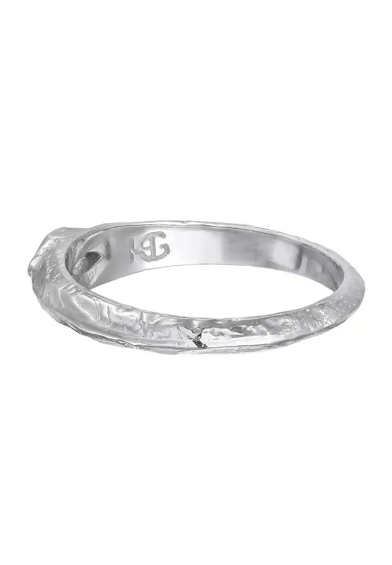 EXCLUSIVE Cincin Perhiasan Perak 925 Unisex Amethyst Light Green