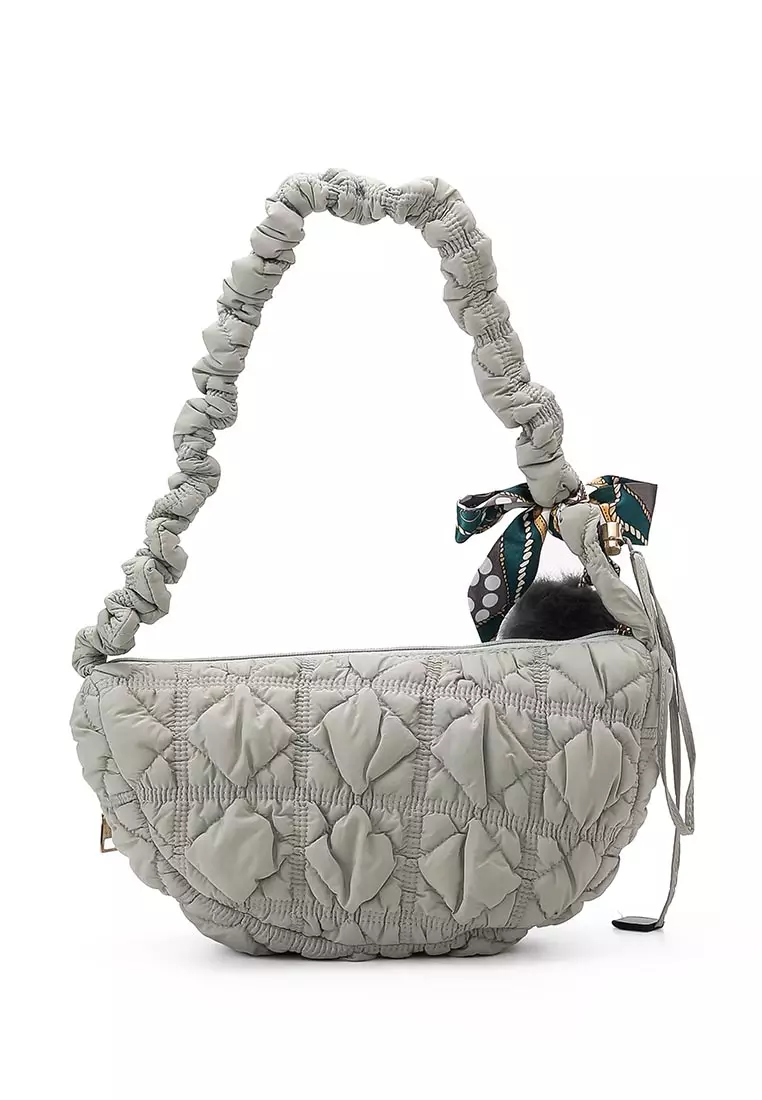 GYKACO KYUMI Sage Green - Tas Wanita Sling Bag - Fashion Top Handle Bag (Import)