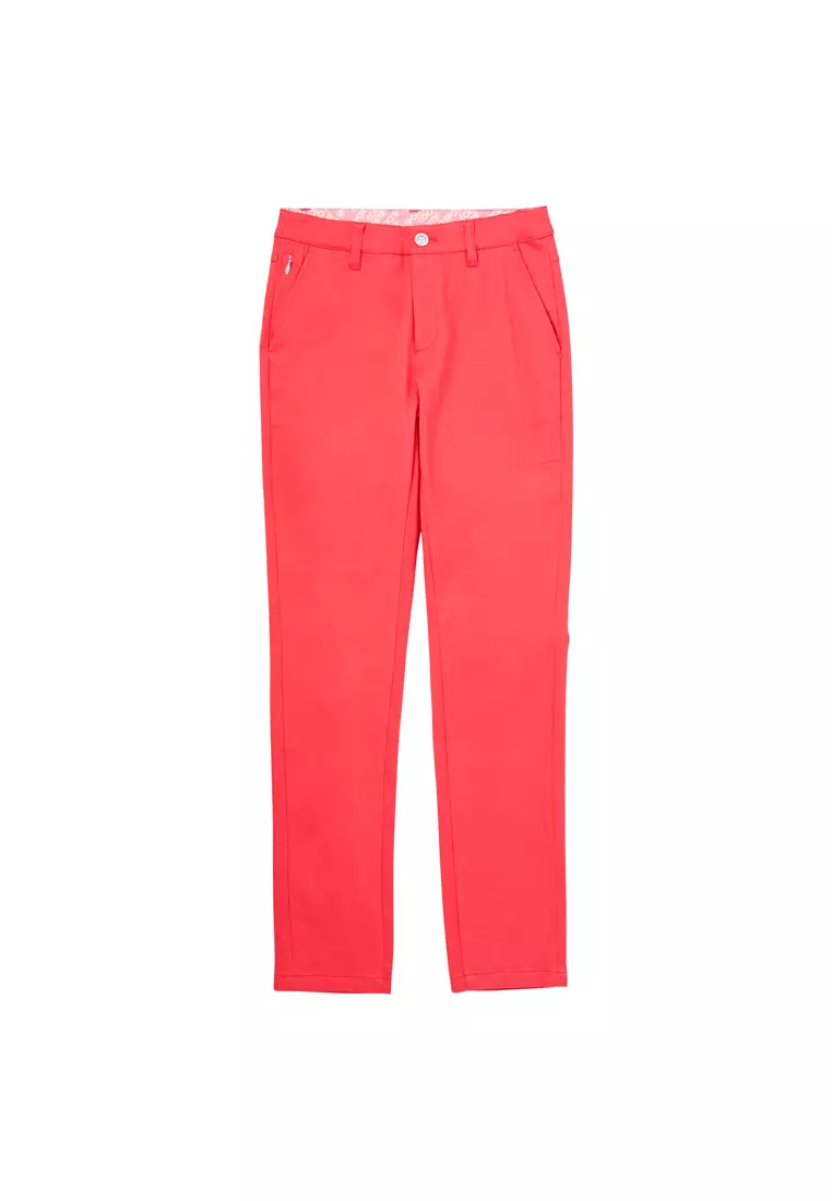 Red discount golf pants