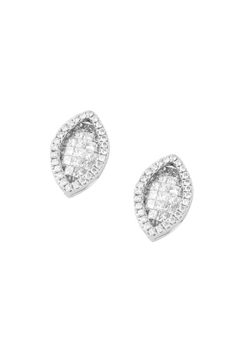 TOMEI TOMEI Earrings, Diamond White Gold 750 (STE798) F10B1AC4976DF8GS_1