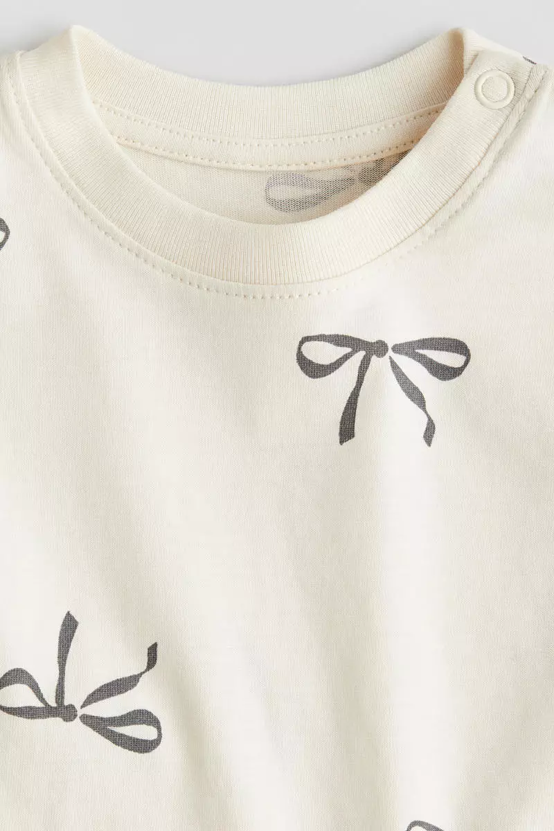 Printed cotton top