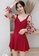 Its Me red Elegant Gauze Flower One-Piece Swimsuit 99893US6C80145GS_2