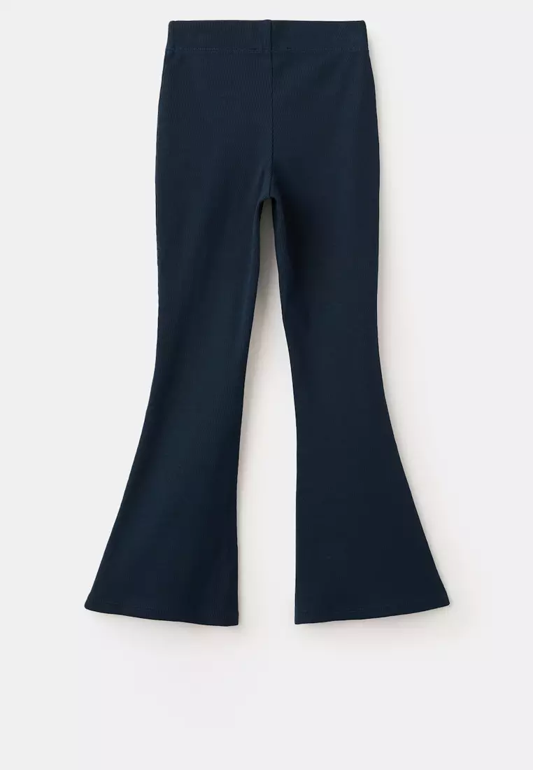 Flared Cotton Leggings