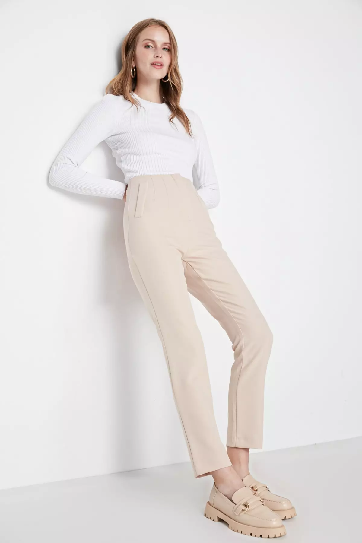 Beige Pants