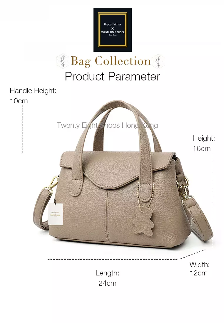 Faux Leather Three Way Flap Handbag JW HD-2834