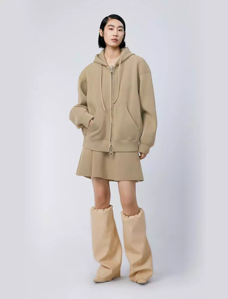 A-Line Short Waist Skirt