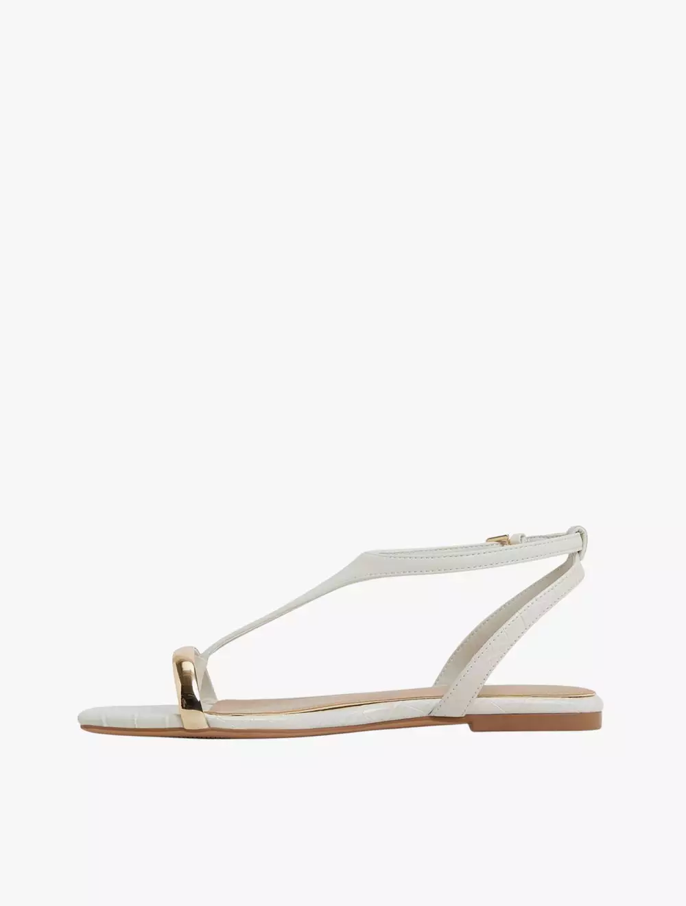 Aldo Catlyn Women's Flat Sandals - White/Bone