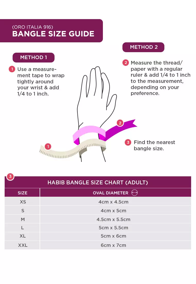 HABIB Oro Italia 916 Cavo Rose and Yellow Gold Bangle GB8528(R)-BI (22K Gold)