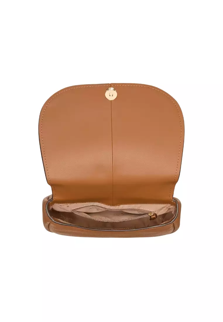 Kate Spade Kayla Pebbled Leather Saddle Bag