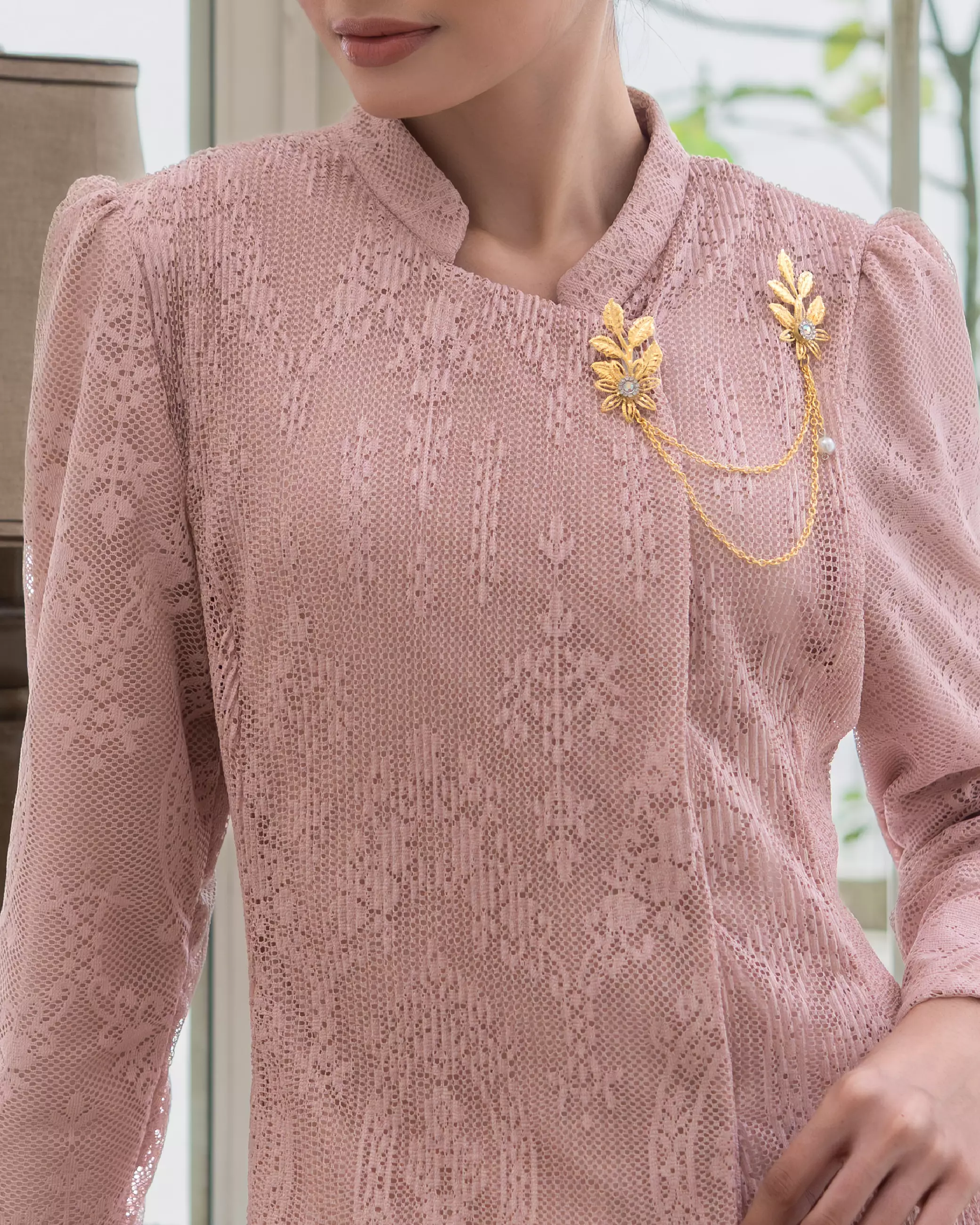 Nirmala Blouse - Rose