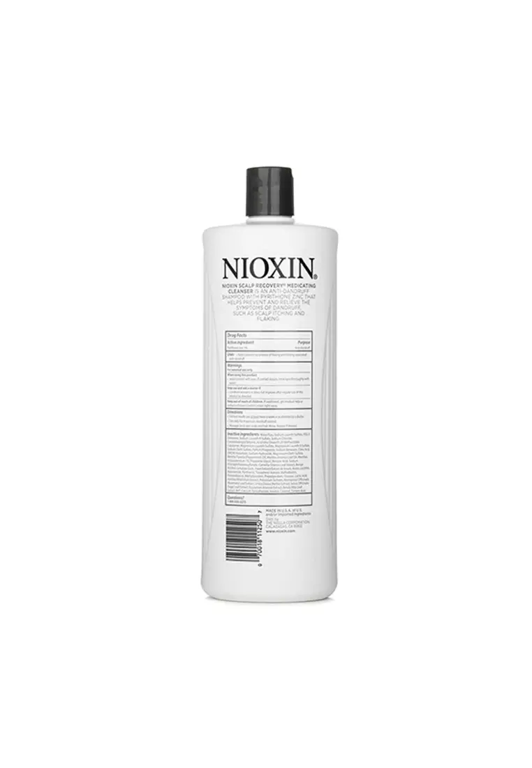 NIOXIN - Scalp Recovery Pyrithione Zinc Medicating Cleanser (For Itchy Flaky Scalp) 1000ml/33.8oz