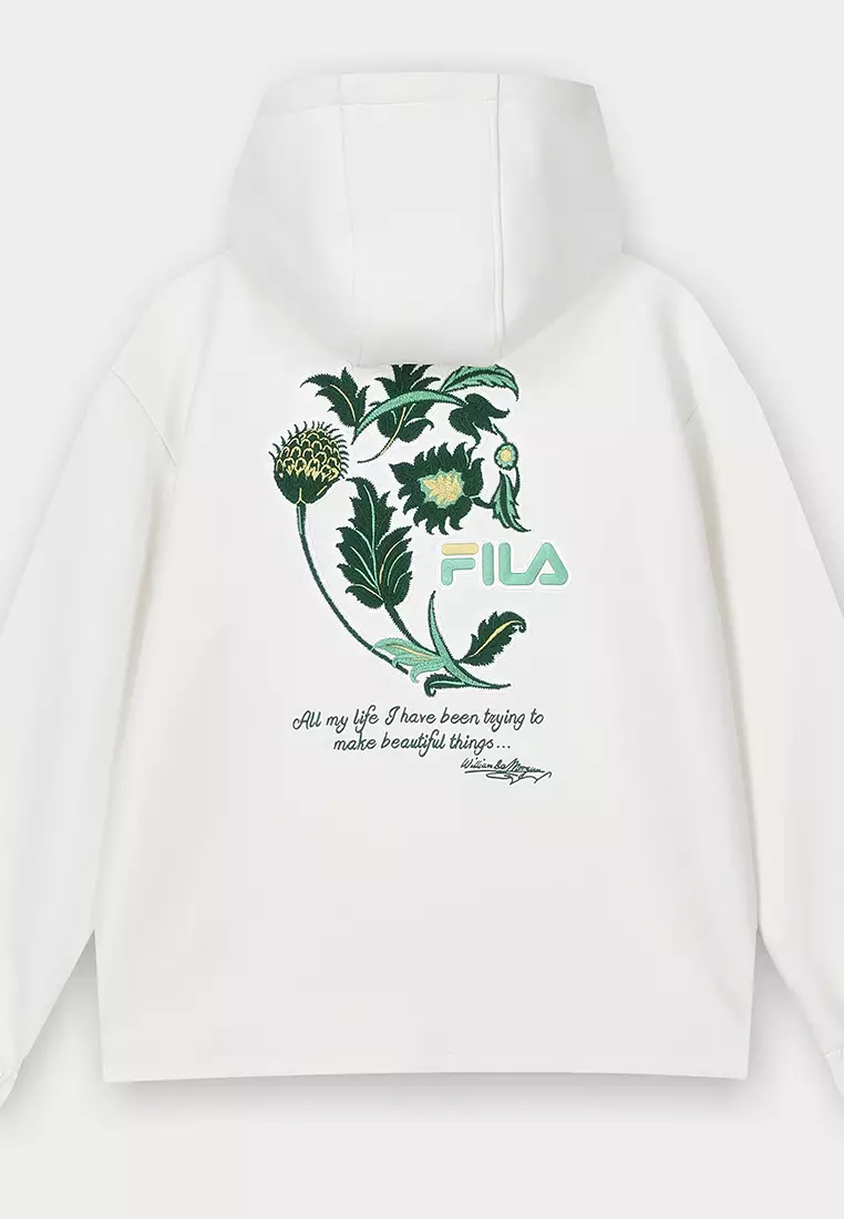 古着　FILA WHITE LINE ニットパーカー 古着 FILA WHITE LINE ニットパーカー