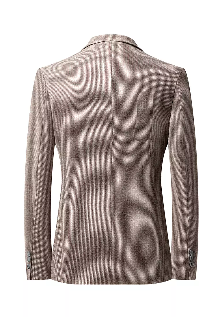 Non Iron Plaid Suit Jacket LB6670