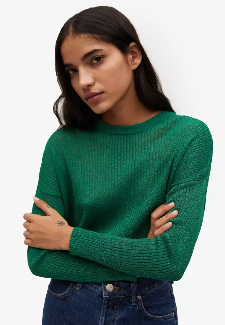 Mango ribbed outlet sweater