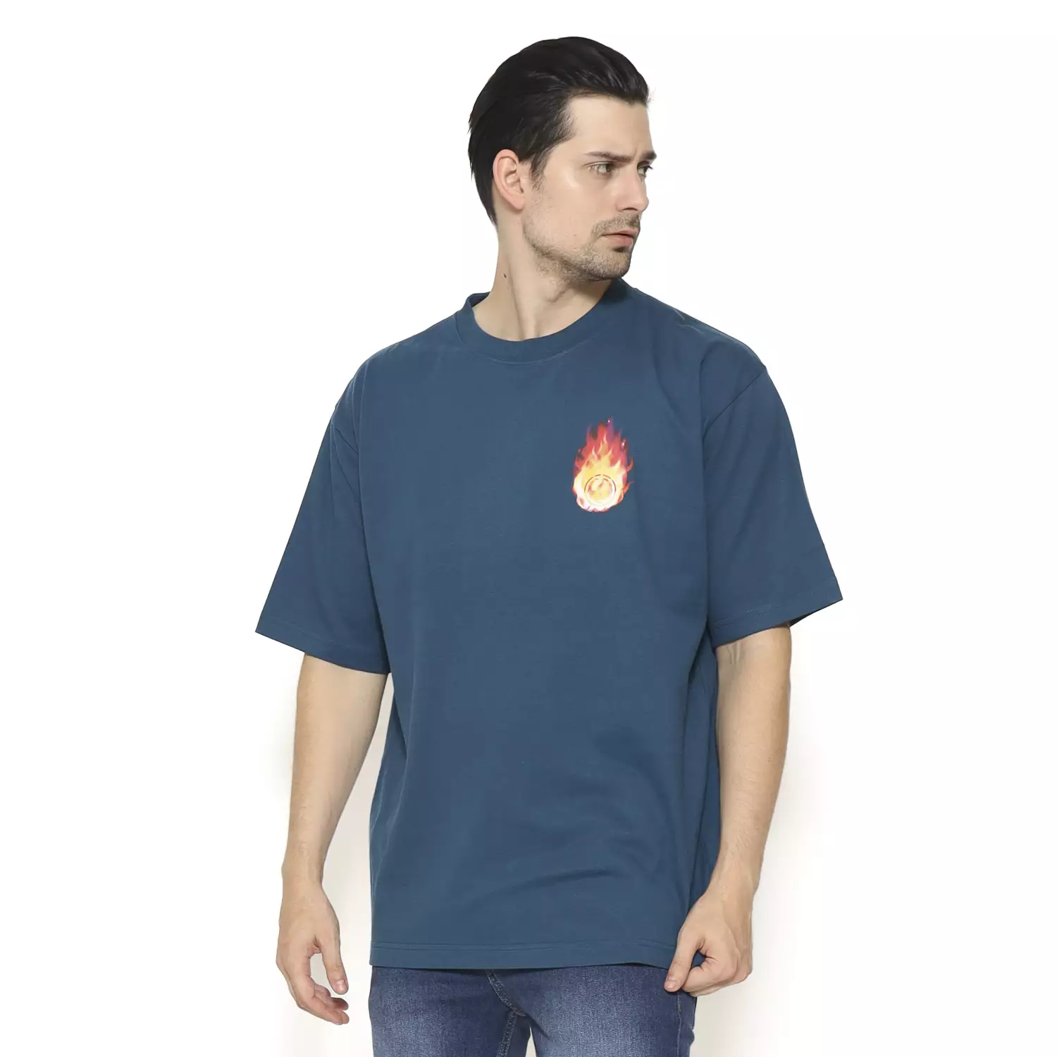 Dragon Kaos Lengan Pendek Pria Sphere Oversize Men Tee Planet Surf