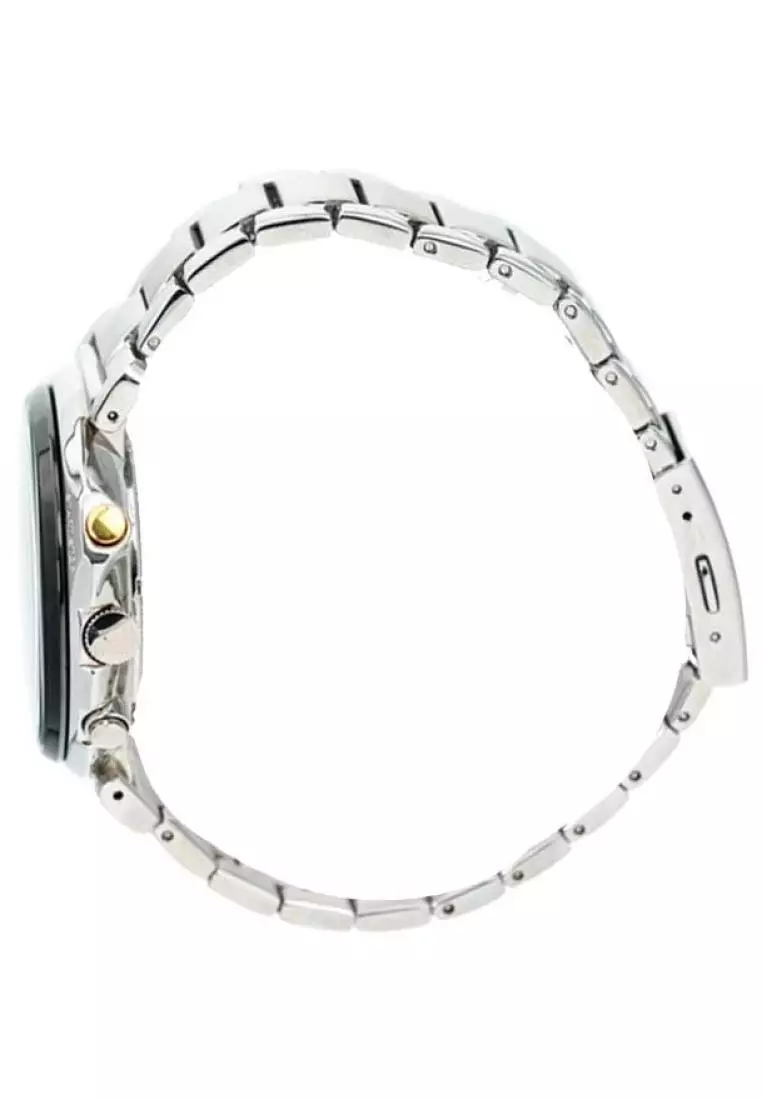 Jam Tangan Pria Alba Sign A Original Garansi Resmi AT3D65 AT3D65X1 Strap Stainless Steel Silver Chronograph