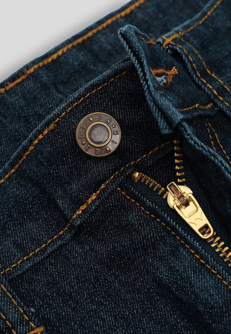 802 Slim Fit Twill Stretched Jeans NAVY Celana Denim Pria