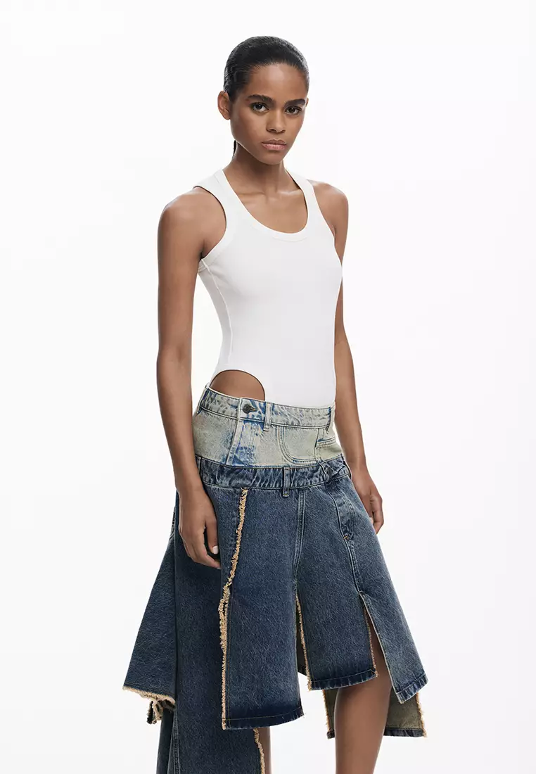 Buy Desigual Long skirt with double waistband 2026 Online | ZALORA