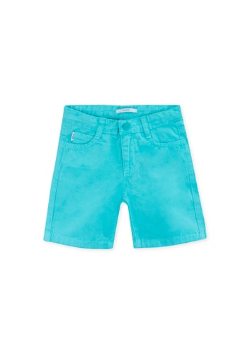 Knot blue Boy cotton shorts Eddie D00A2KAA635782GS_1
