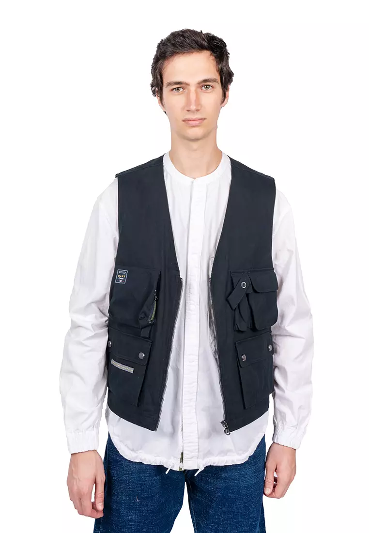 Buy East Pole Men's 14 Pockets Fishing Vest in Black 2024 Online