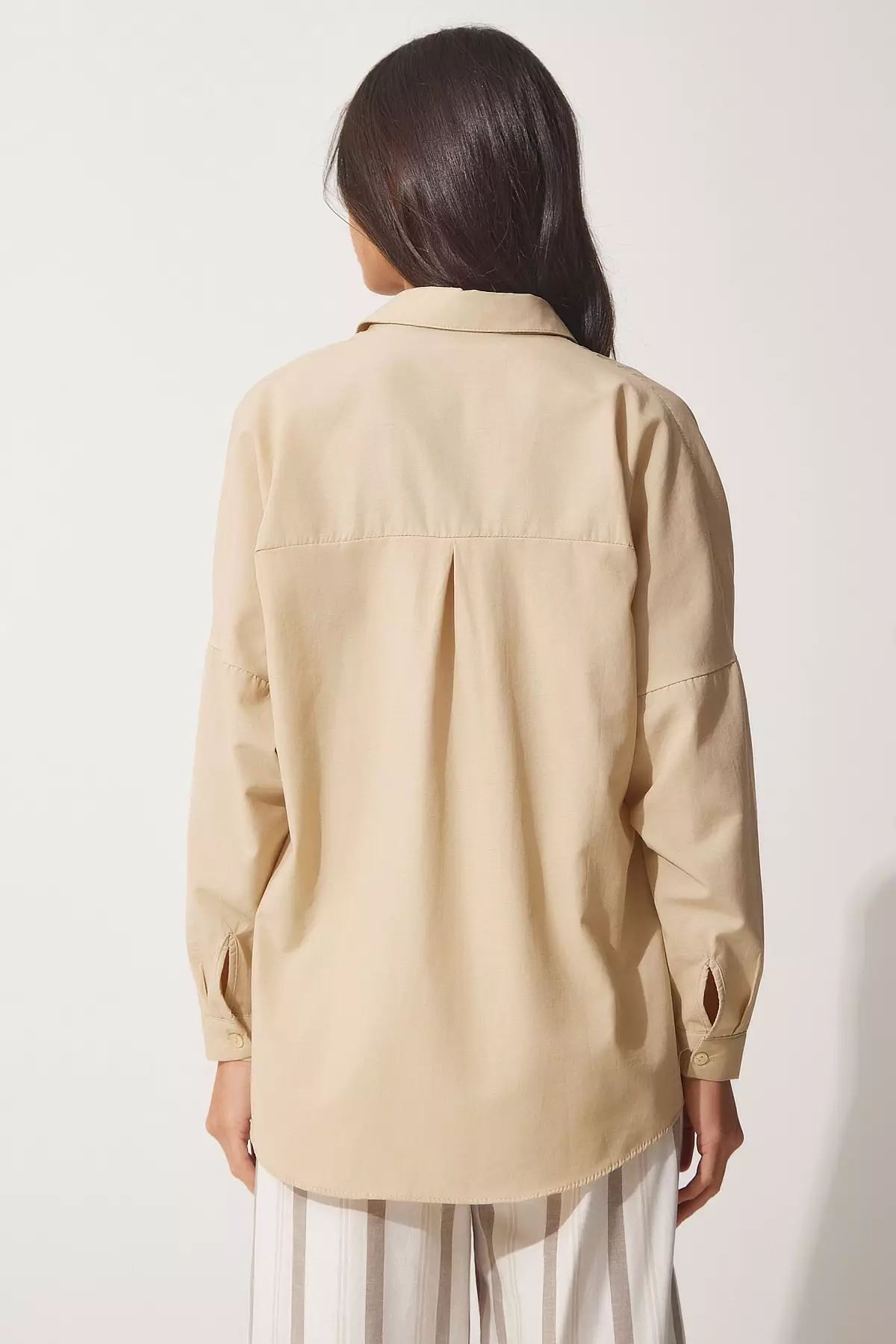 Oversize Long Basic Shirt