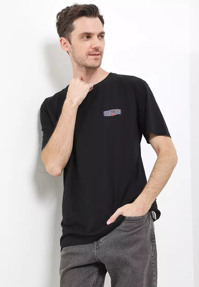 復古衝浪標準短袖T恤