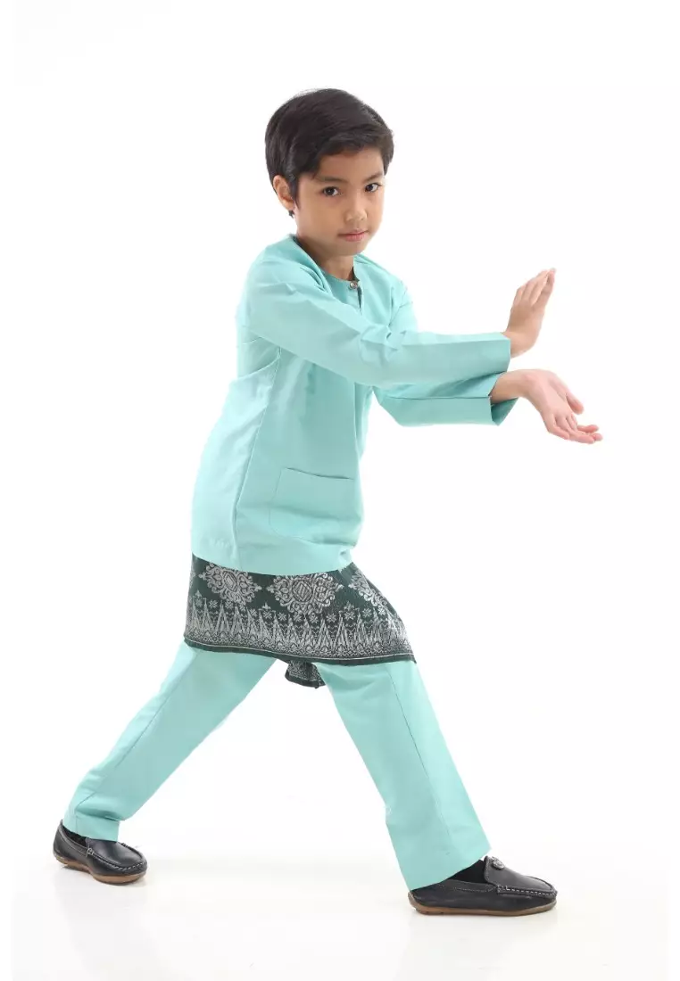 Baju Melayu Moden Teluk Belanga For Kids
