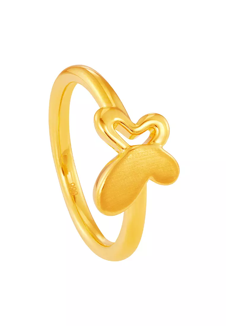HABIB 999/24K Yellow Gold Ring 9GR00081024