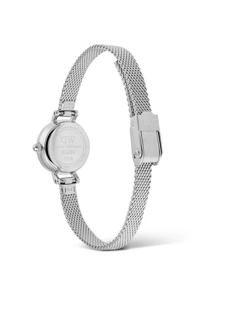 Petite Mini 19mm Sterling Silver White - Women Watch stainless steel watch DW Official Authentic Original