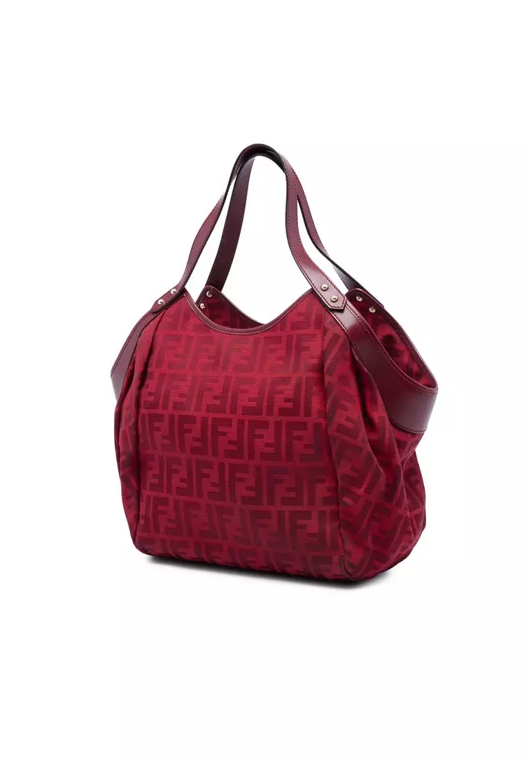 Pre-Loved Fendi Zucca Canvas Chef Tote