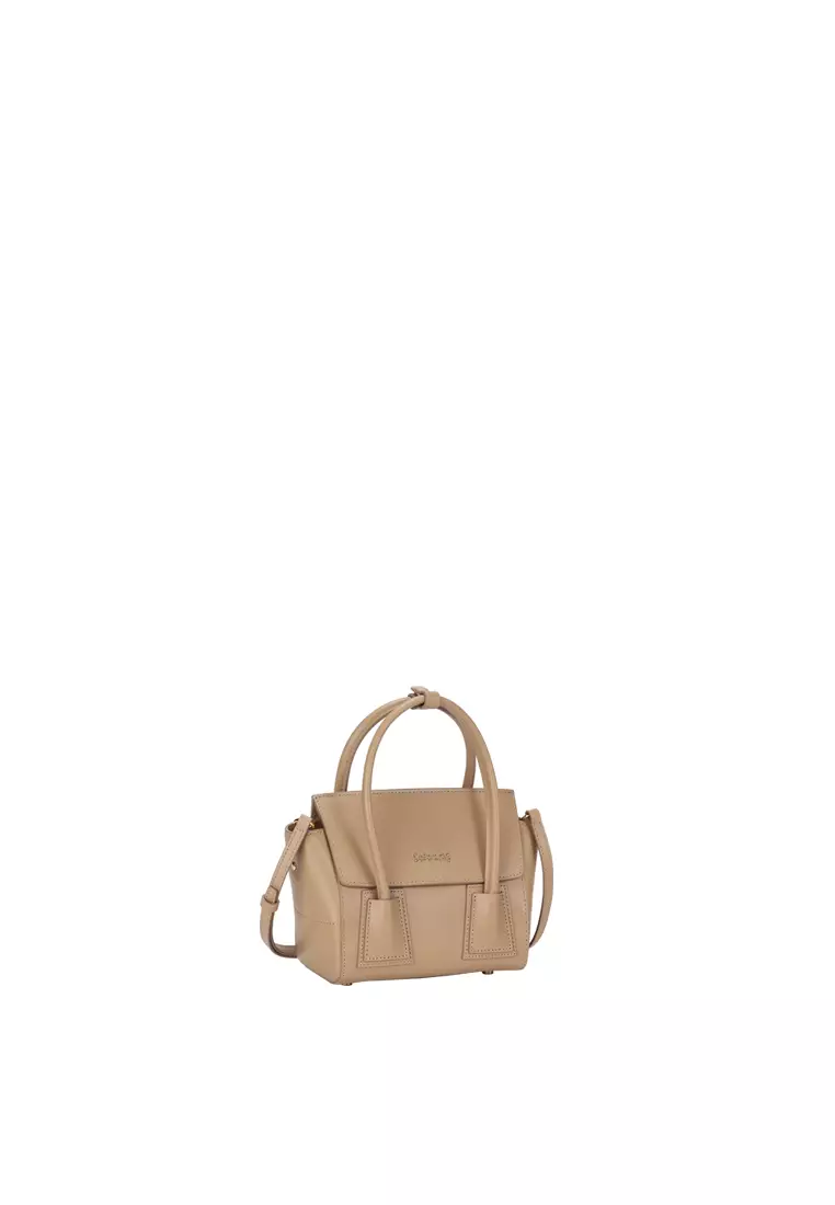 UNNI Mini Top Handle Bag - Almond