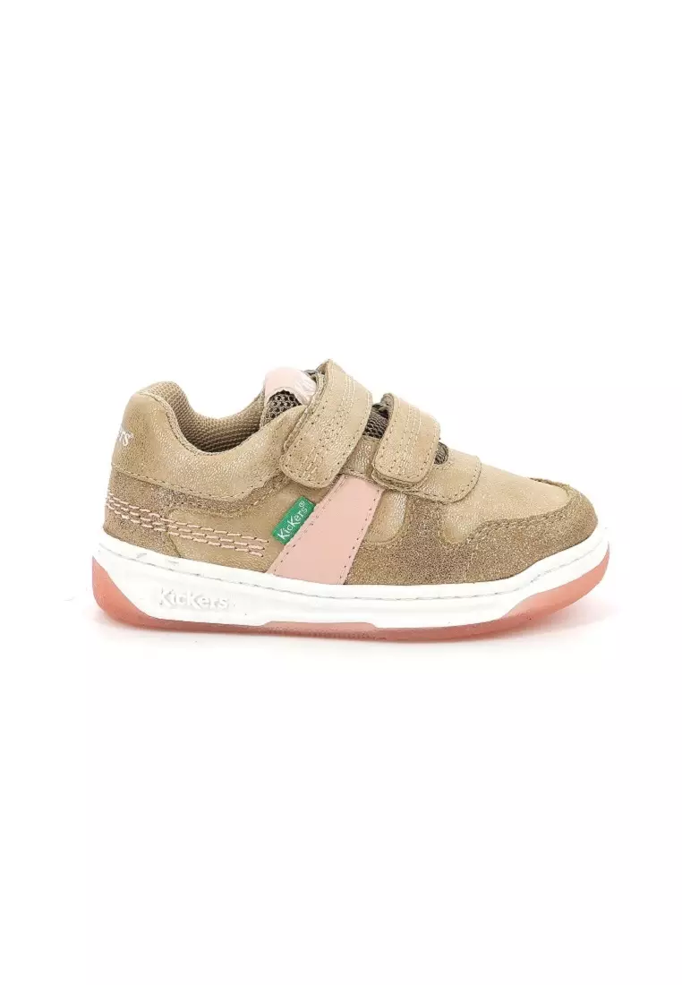 Discount on Kickers  shoes - SKU: Kalido Beige Pink Glitter